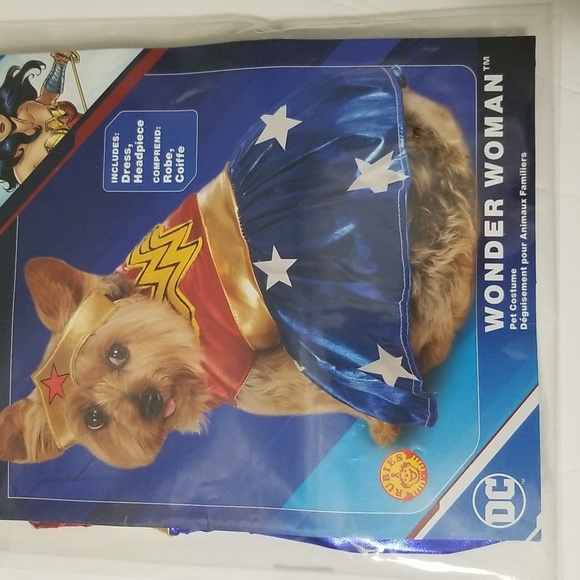 NEW! Rubies Wonder Woman - Small Dog Pet Costume NWT sz small - Picture 7 of 11